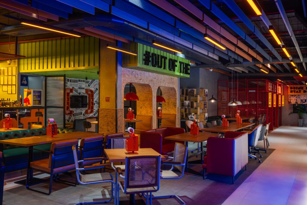 High Ledge Seating & Custom Tables