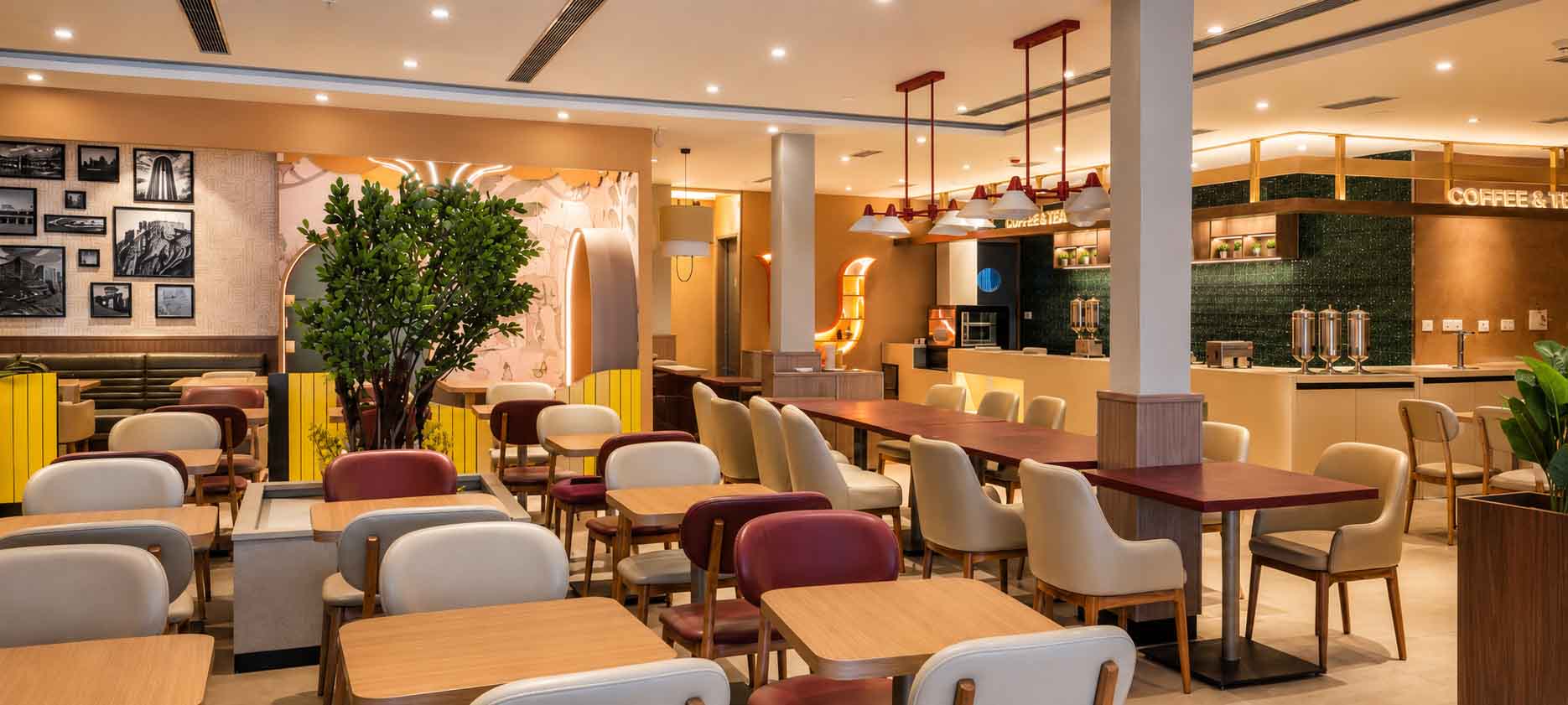 Completed Uttham Midway Lounge interior